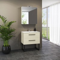 Tboss Milano 75 alsó fürdőszobabútor 2 fiókkal, mosdóval, 34 színben választható