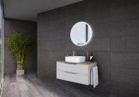 Tboss Nola 90 2F alsó fürdőszobabútor 2 fiókkal, mosdóval, 34 színben választható