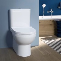 Duravit Durastyle No.1 Rimless - perem nélküli monoblokk WC vario kifolyóval (hátsó és alsó) + oldal