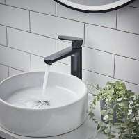 Hansgrohe Vernis Blend 190 mosdócsaptelep leeresztő nélkül, matt fekete