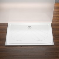 Ravak Gigant Pro lapos, szögletes, öntöttmárvány zuhanytálca csúszásmentes felülettel, 80x100 cm