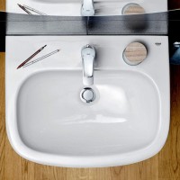 Grohe Euro Ceramic 65 cm fali mosdó, tapadásmentes és antibakteriális felülettel 3932300H