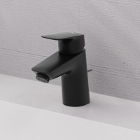 Hansgrohe Logis 70 mosdócsaptelep, automata leeresztővel, fekete 71070670