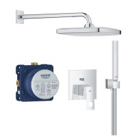 Grohe Eurocube falsík alatti komplett zuhanyrendszer, Tempesta 250 Cube fejzuhannyal 25289000