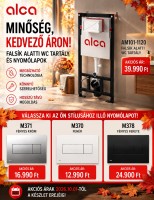 Alcaplast AM101-1120 Sádromodul falsík alatti keretes WC tartály - AKCIÓ
