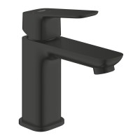 Grohe Cubeo mosdócsaptelep S méret, matt fekete, click-clack leeresztővel, hideg indítású 1017322430