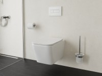 Ravak Natural RimOff - perem nélküli fali WC + lecsapódásmentes WC ülőke SZETT