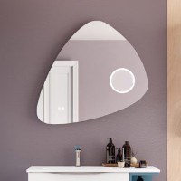 Coycama Stone 80 cm tükör, beépített ledvilágítással és páramentesítővel, érintő gombokkal