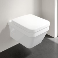 Villeroy & Boch Architectura - perem nélküli fali WC DirectFlush öblítéssel+ lecsapódásmentes WC ülő