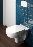 Villeroy&Boch O.novo Compact perem nélküli fali WC, mélyöblítésű, rövidített hosszúságú