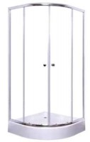 113-5-MUS90CRT  Anima íves zuhanykabin 90 cm, két tolóajtóval, króm kerettel, átlátszó üveggel