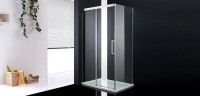Wellis Fabio prémium szögletes zuhanykabin, lassan záródó csapódásmentes ajtóval 120x90 cm