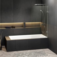 Riho Scandic X107 900 kádparaván,150x90 cm, jobbos vagy balos