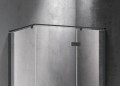 Wellis Palmaria Black 120x90 cm szögletes zuhanykabin 1 JOBBRA nyílóajtóval, fekete kerettel, á