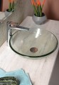 Sapho Beauty Ripple pultra tehető üveg mosdó 42 cm 2501-18