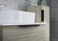 Tboss Nola 140 4F 2M alsó fürdőszobabútor 4 fiókkal, 2 db mosdóval, 34 színben választható