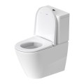 Duravit D-Neo Rimless - perem nélküli monoblokk WC + oldalsó vízbekötésű tartály SZETT