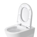 Duravit D-Neo WC ülőke, nemesacél zsanérral