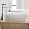 Duravit D-Neo 40 cm pultra ültethető kerek mosdó