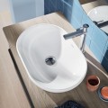 Duravit D-Neo 60x40 cm pultra ültethető ovális mosdó