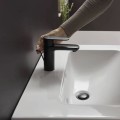 Hansgrohe Vernis Blend 100 mosdócsaptelep automata leeresztővel, matt fekete