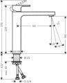 Hansgrohe Vernis Shape 190 mosdócsaptelep leeresztő nélkül, króm