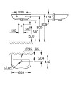 Grohe Bau Ceramic fali mosdó 60 cm 39421000