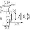 Ferro Quadro design búraszifon, arany S282G