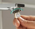 Hansgrohe Rebris E mosdócsaptelep CoolStart, automata lefolyógarnitúrával, króm