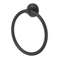 Grohe Essentials Black fali törölközőtartó gyűrű, matt fekete 1024612430