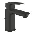 Grohe Cubeo mosdócsaptelep S méret, matt fekete, húzórudas leeresztővel 1016942430