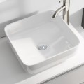 Coycama Sei fényes fehér, pultra tehető kerámia mosdó 39x39 cm