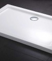 Besco Alpina Slim (alacsony) téglalap 120x80x5,5 cm akril zuhanytálca