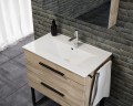 Tboss Milano 75 alsó fürdőszobabútor 2 fiókkal, mosdóval, 34 színben választható