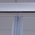 Roltechnik Lega Line LLR2 90x90 cm íves zuhanykabin tolóajtóval, átlátszó üveggel, brillant p
