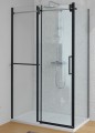 Kolpa San Virgo TK Black zuhanykabin 120x90 cm, univerzális (megfordítható)