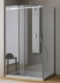 Kolpa San Dorsa TK 140x90 cm szögletes zuhanykabin, nyíló ajtóval, univerzális