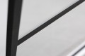 Roltechnik Philly Loft Horizon 900 Walk-in zuhanyfal, fekete elox profillal